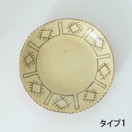 YANAGI POTTERY（柳窯）"インレイ / 7.5寸皿（直径230mm）"