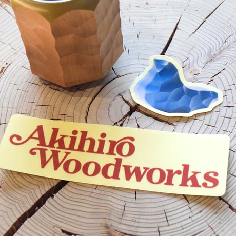 AkihiroWoodworks（アキヒロウッドワークス）"Sticker(AkihiroWoodworks)"