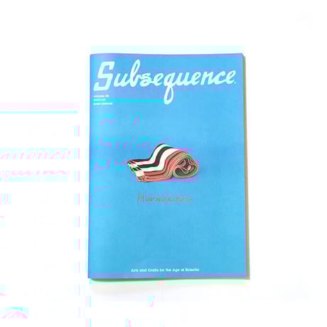 subsequence magazine vol.2～4 zine付き subsequence magazine vol.2～4 zine付き subsequence magazine
