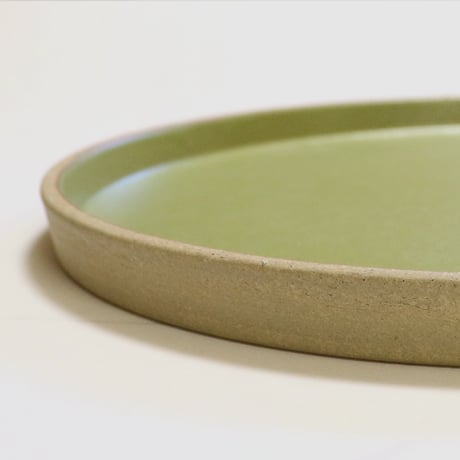 ONE KILN CERAMICS（ワンキルンセラミックス）"CULTIVATE / Flat Plate Lime Green（S / L）"