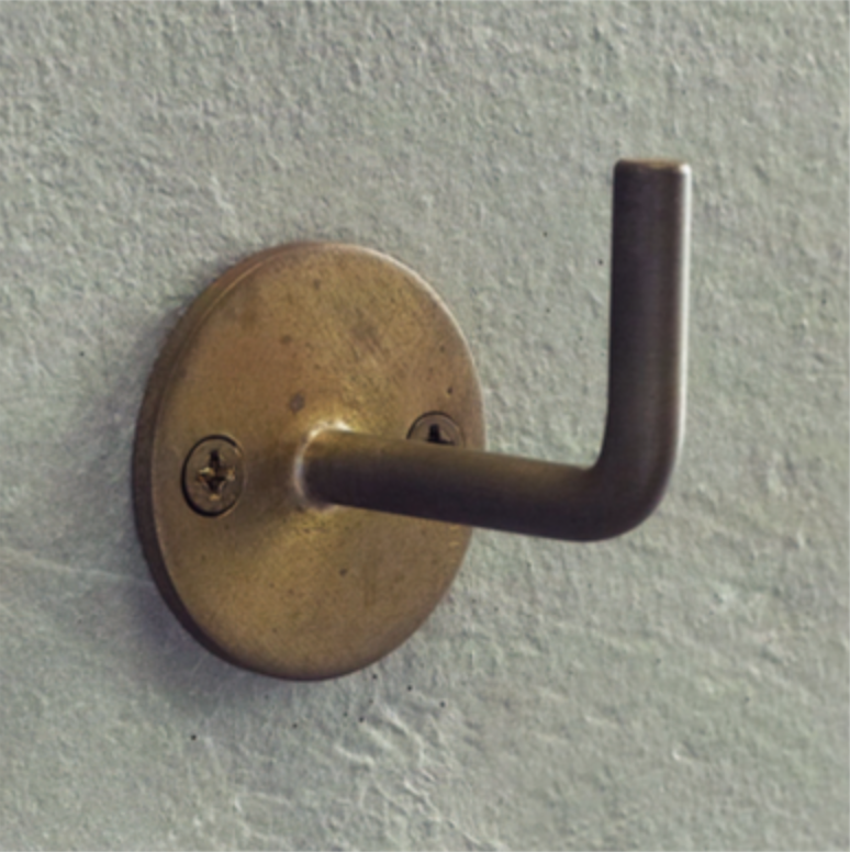 千葉工作所　Brass Hook & Brass Ring 計3個セット 千葉工作所