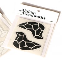 AkihiroWoodworks（アキヒロウッドワークス）"Sticker-Chicchi(Black/White)"