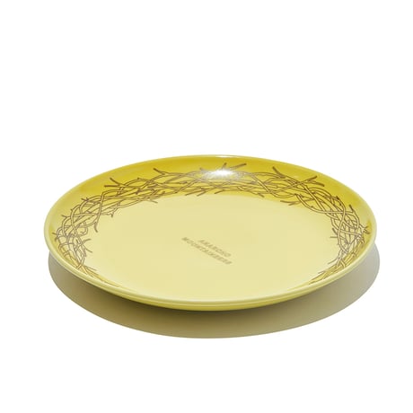 MOUNTAIN RESEARCH "Large Plate (White / Yellow)"