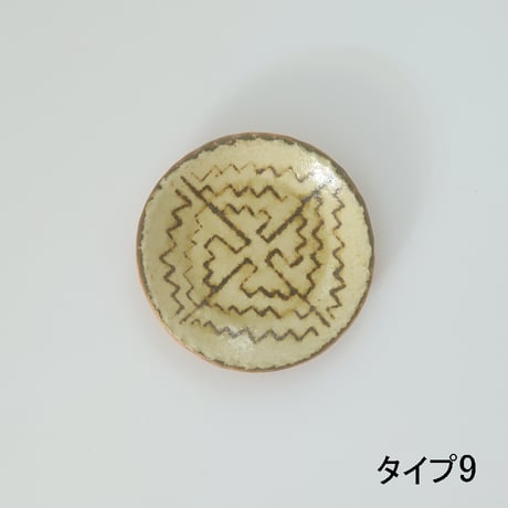 YANAGI POTTERY（柳窯）"インレイ / 豆皿（直径100mm）"