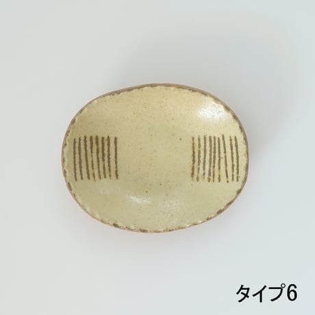 YANAGI POTTERY（柳窯）"インレイ / 小豆皿（120×100）"