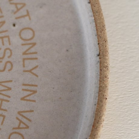 ONE KILN CERAMICS（ワンキルンセラミックス）"Flat Plate（S / M）/ Ultra Loyaltys"