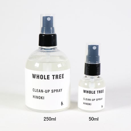 WHOLE TREE（ホール ツリー）"CLEAN-UP SPRAY HINOKI(50ml)（化粧箱無し仕様）"