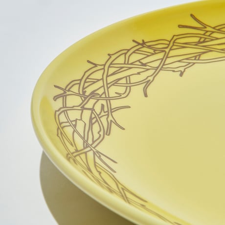 MOUNTAIN RESEARCH "Large Plate (White / Yellow)"