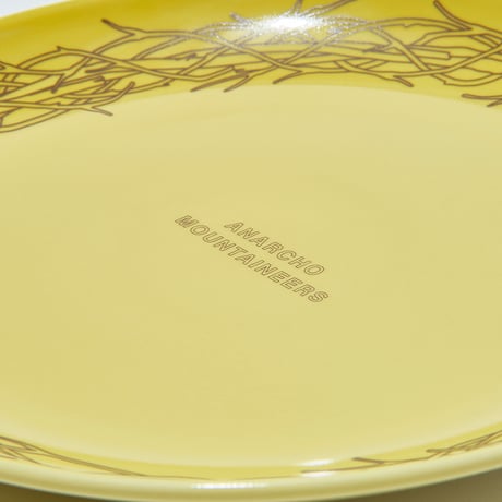 MOUNTAIN RESEARCH "Large Plate (White / Yellow)"
