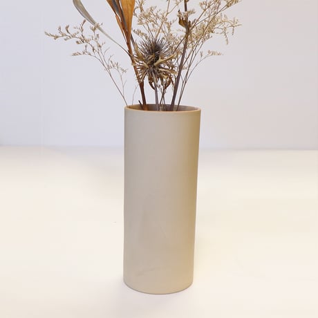 ONE KILN CERAMICS（ワンキルンセラミックス）"CULTIVATE / Cylinder Vase（OF Clear）φ85×H205"