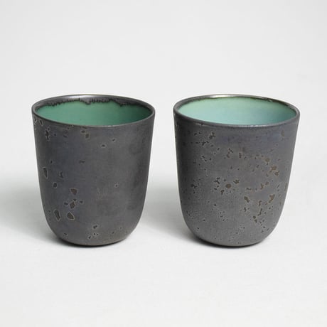 ONE KILN CERAMICS（ワンキルンセラミックス）"Petit Cup S (white/blue/yellow)"
