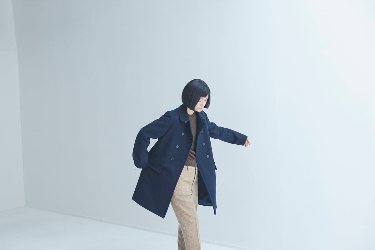 M-［medium］ウールコート M coat / ネイビー | days