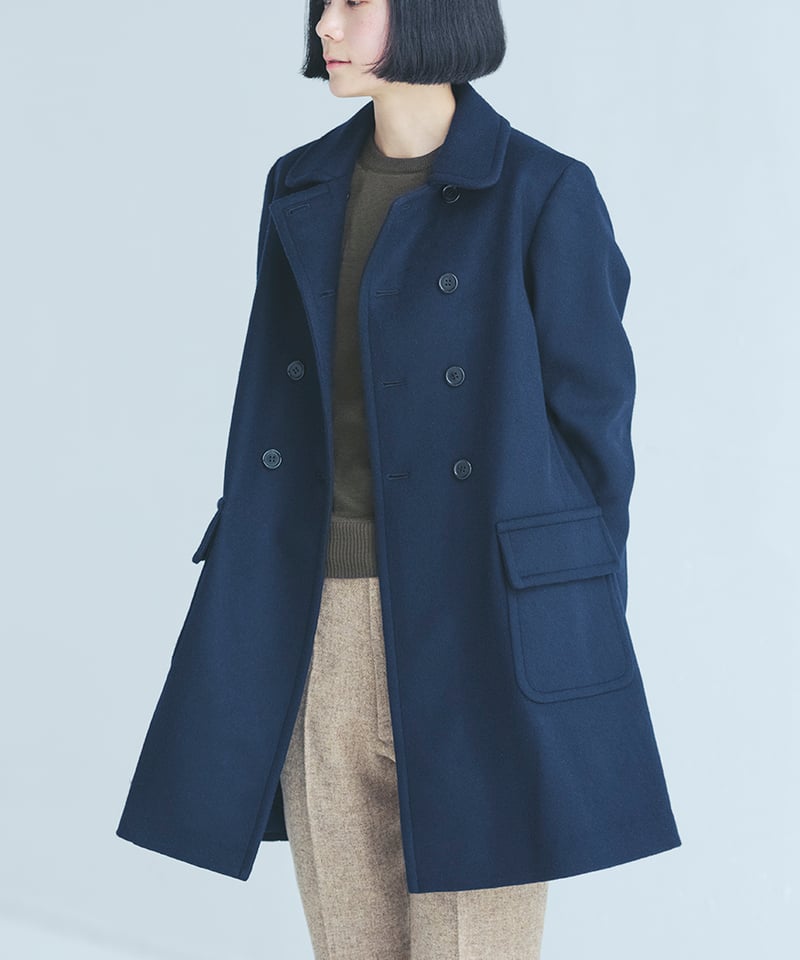M-［medium］ウールコート M coat / ネイビー | days