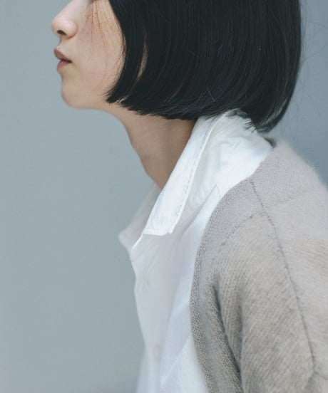 -M-［medium］プルオーバーシャツ Zoe / ホワイト