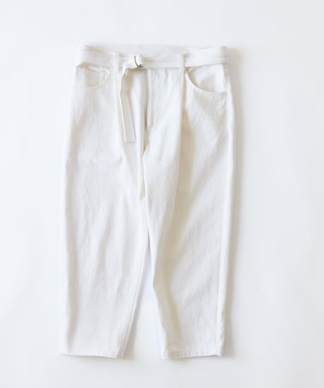 -M-［medium］セルヴィッジデニムパンツ Joanne / オフホワイト
