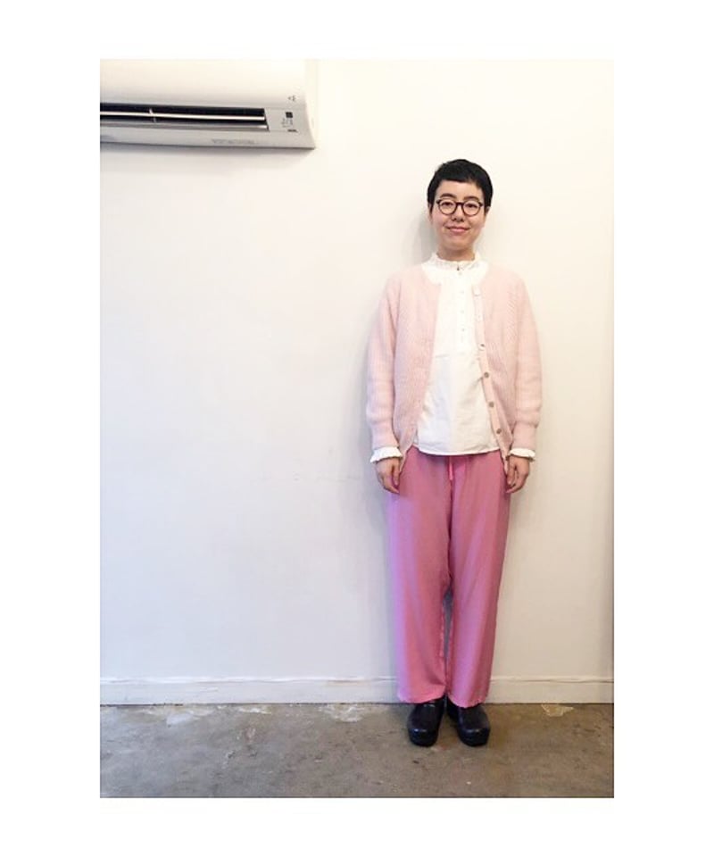 M-［medium］シルクパンツ Lulu / ローズ | days