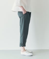 -M-［medium］コットンパンツ Jade / ダークグリーン