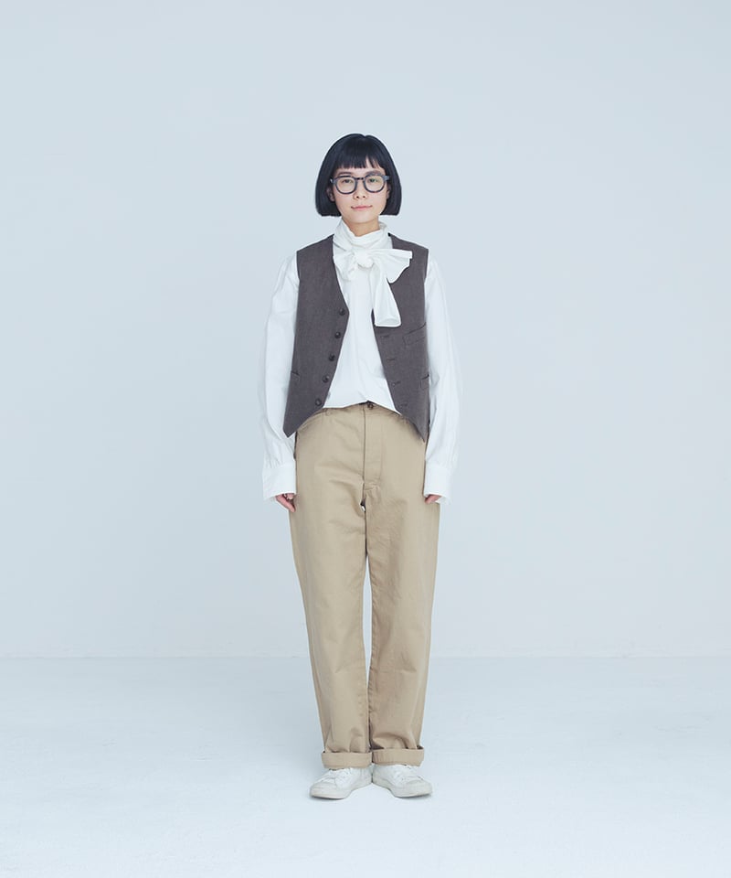 M-［medium］チノクロスパンツ Teddy / ピンキッシュベージュ | days