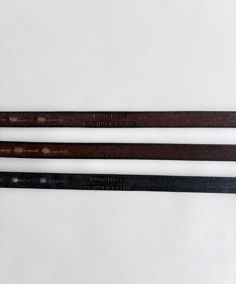 ［Martin Faizey］ 0.5inch Light Weight Bridle Stud Belt
