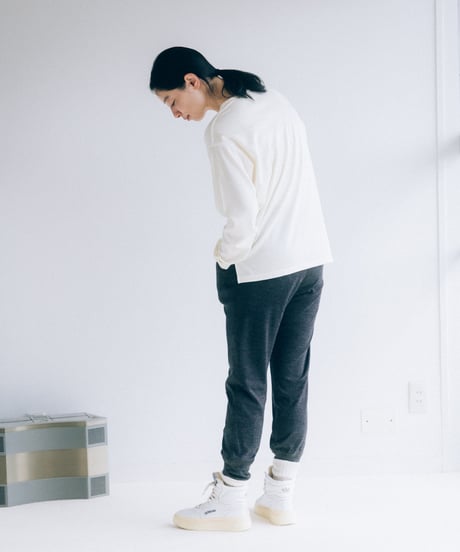 -M-［medium］ロングスリーブTシャツ LST / オフホワイト