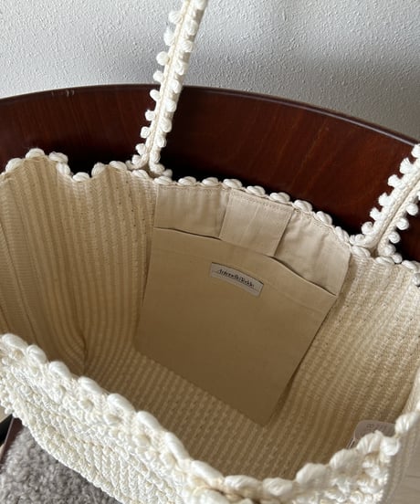 ［antonello tedde］TOTE bag / クリーム