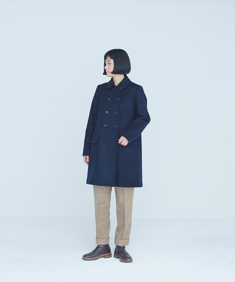 M-［medium］ウールコート M coat / ネイビー | days