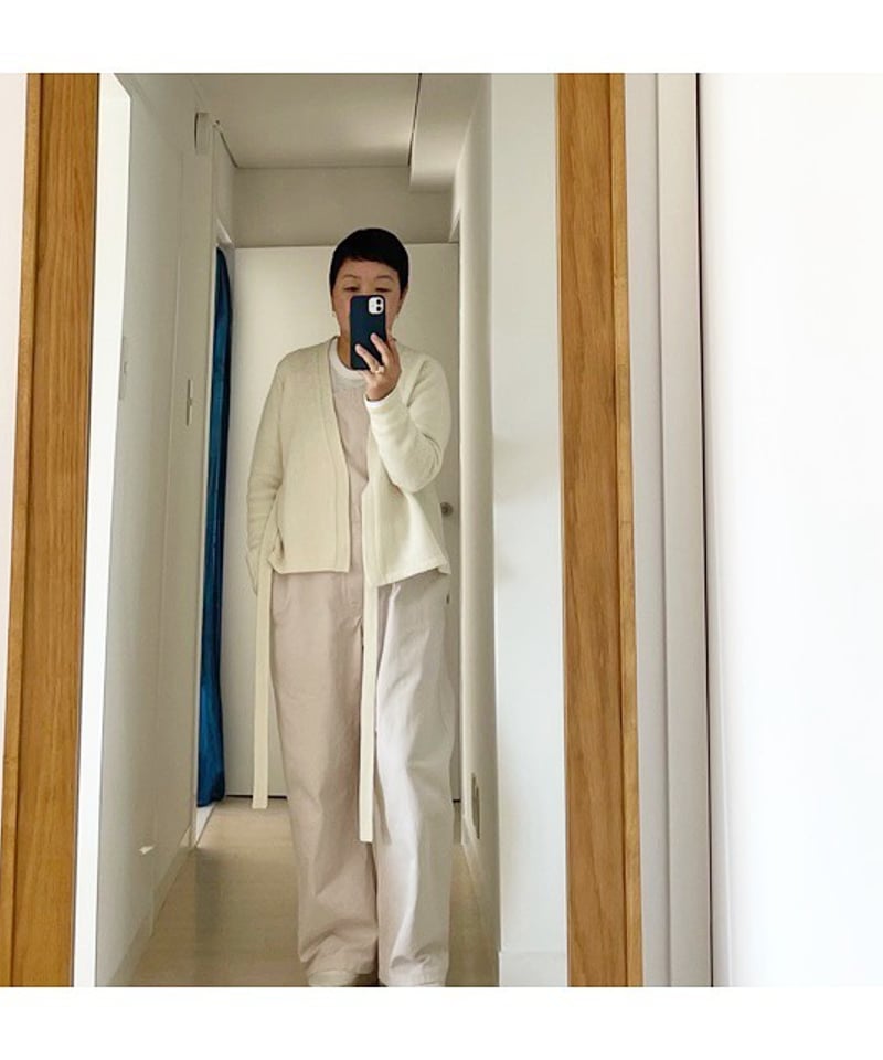 KARLMOMMOO HOMME オフホワイトカーディガン KARLMOMMOO HOMME オフホワイトカーディガン