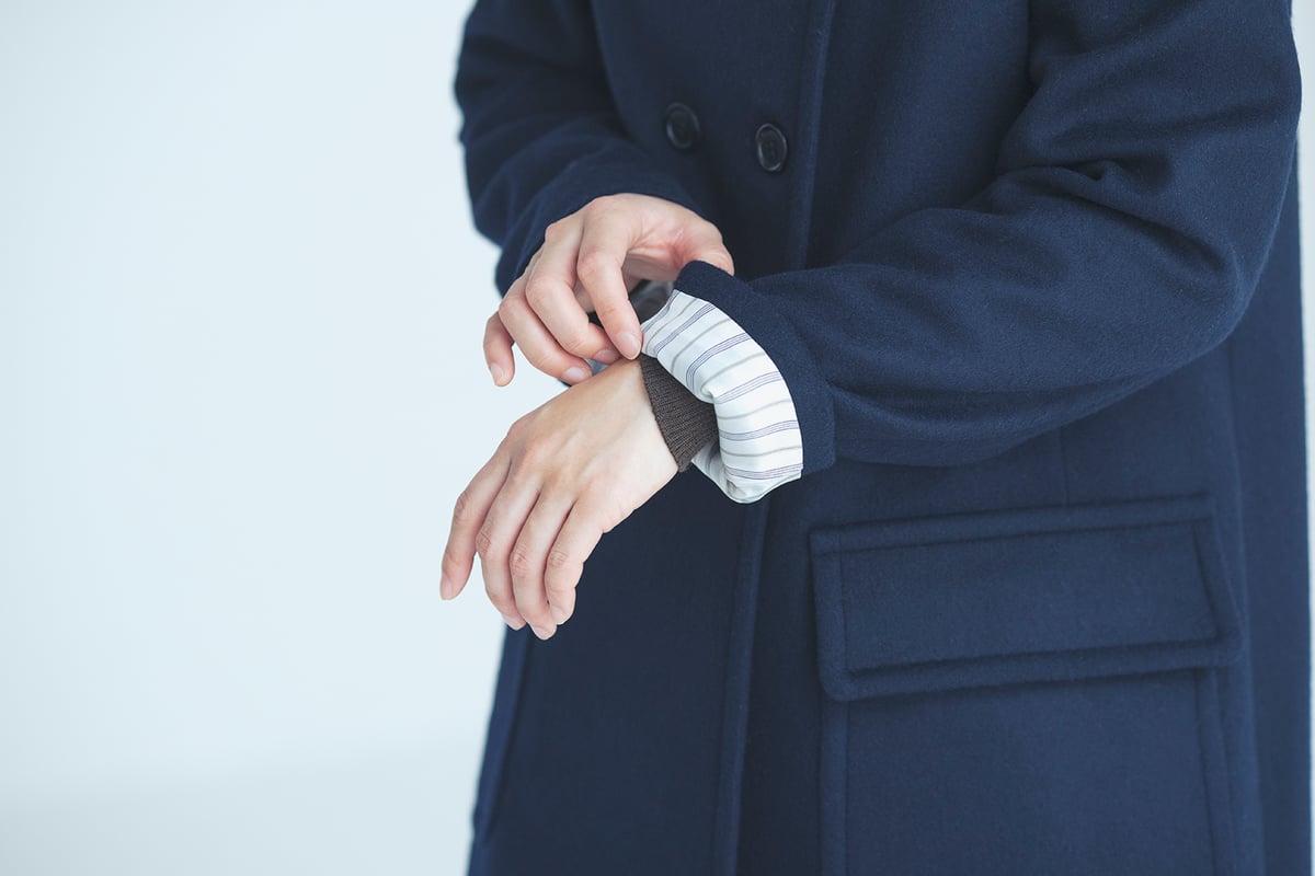 M-［medium］ウールコート M coat / ネイビー | days