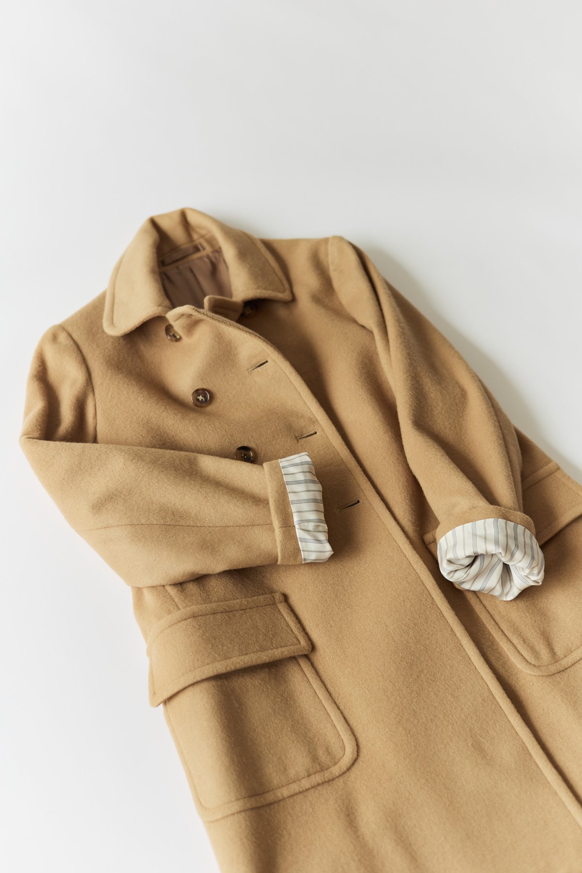 MACHATTテーラードウールコート　キャメル machatt テーラードウールコート マチャット テーラードウールコート