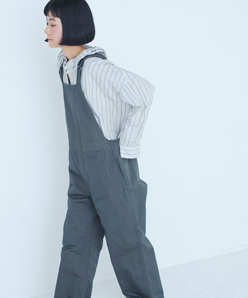 M-［medium］オーバーオール Hilary2 / カーキグリーン | days