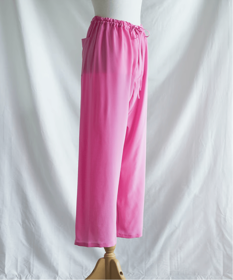 完売 美品 MA deshabille シルクパンツ SANDALO M-［medium］シルクパンツ Lulu / ローズ | days
