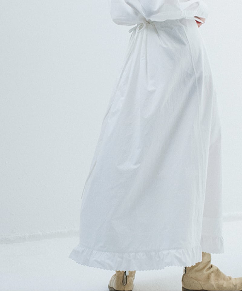M medium ミディアム スカラップスカート primrose タグ付き M-［medium］スカラップスカート Primrose / ホワイト | days