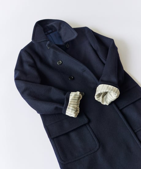 -M-［medium］ウールコート M coat / ネイビー