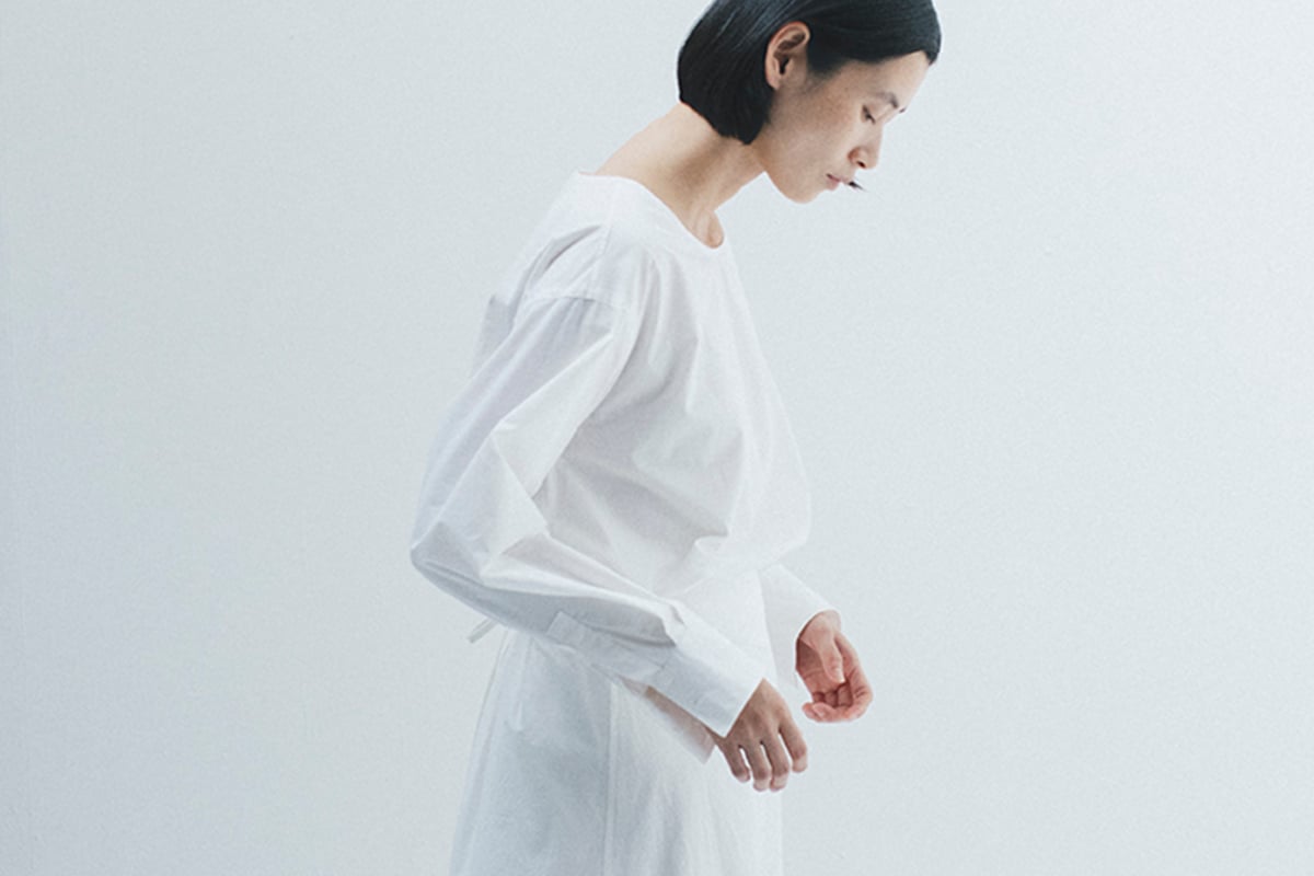 JMホワイトコットンのブラウス✨ Whim Gazette(ウィム ガゼット)｜コットンギャザー切替ブラウス/オフ