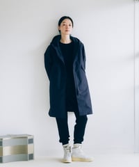 -M-［medium］スーパーウールパンツ  Phoebe / ネイビー