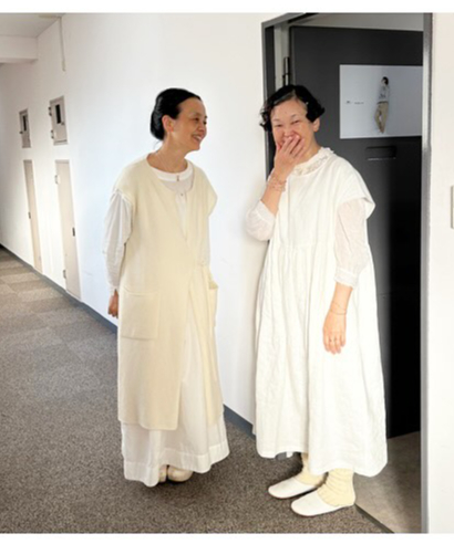 M-［medium］ウールカシミヤロングジレ Vervain / ホワイト | days