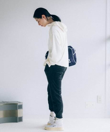 -M-［medium］ロングスリーブフーディ LSH / オフホワイト
