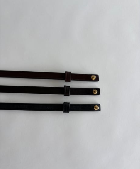［Martin Faizey］ 0.5inch Light Weight Bridle Stud Belt