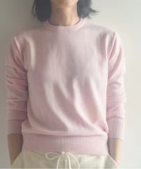 -M-［medium］ライトニットプルオーバー Alberta / ピンク