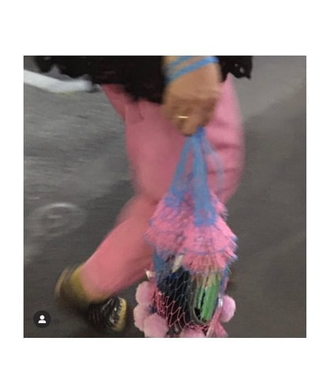 -M-［medium］シルクパンツ Lulu / ローズ