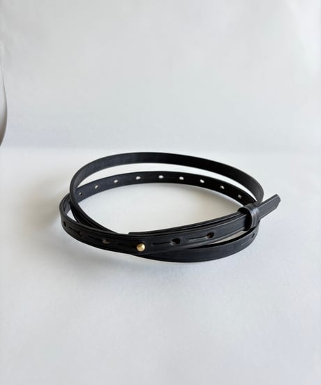 ［Martin Faizey］ 0.5inch Light Weight Bridle Stud Belt