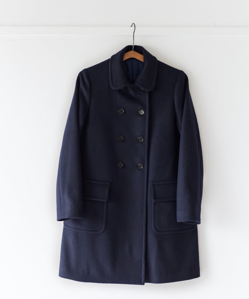 Steevenalan ウール メルトン コート L ネイビー coat Steevenalan ウール メルトン コート L ネイビー coat - メルカリ