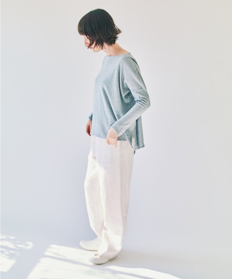M-［medium］リネンネルパンツ Ines / サンド | days