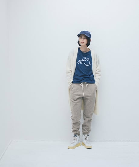 -M-［medium］圧縮ウールパンツ Ruth / ベージュ