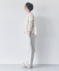 -M-［medium］カシミヤウールラップカーディガン Blanche / オフホワイト