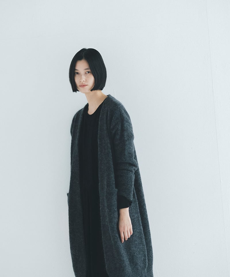 合馬公式アカウント1 　ウールワンピース(黒) M-［medium］ウールガーゼワンピース Abbie / ブラック | days