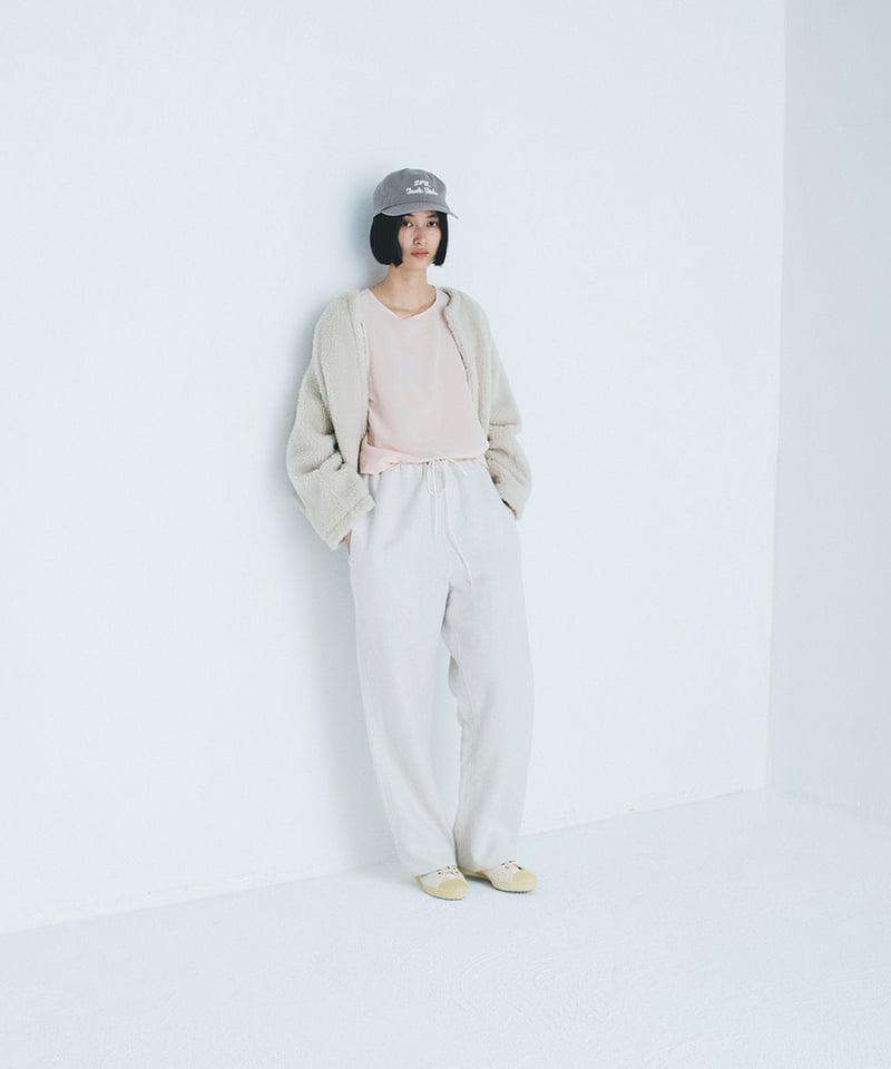 M- ［medium］ウールボアショートコート Lou / ライトベージュ | days