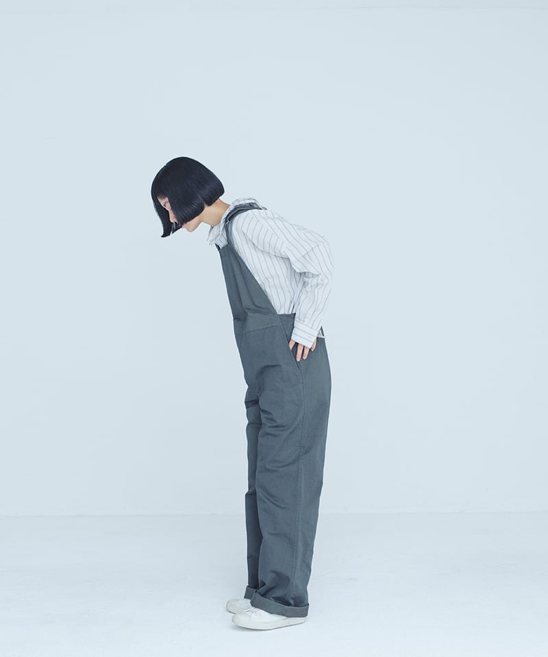 M-［medium］オーバーオール Hilary2 / カーキグリーン | days