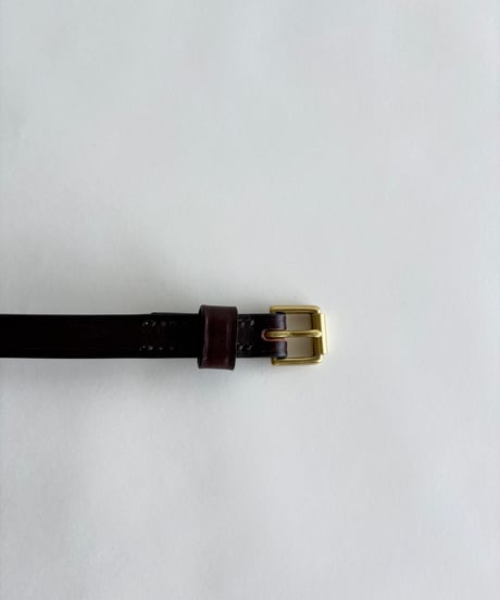 ［Martin Faizey］ 0.75inch Roller Buckle Light Weight Bridle Belt