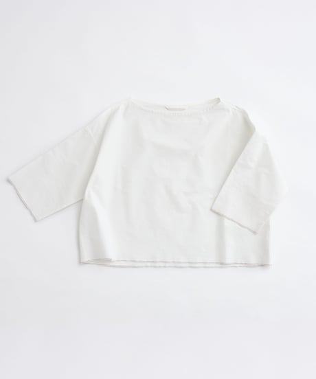-M-［medium］セルヴィッジホースクロスプルオーバー Ginger / ホワイト